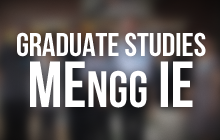 Graduate Studies: MEngg Industrial Engineering