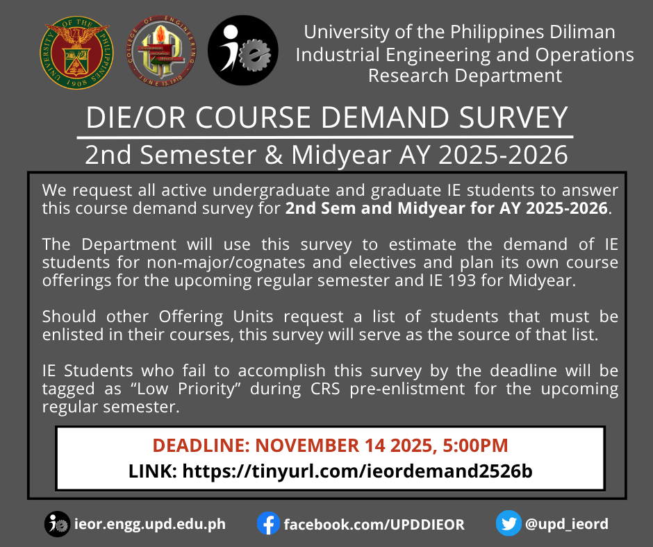 [Course Demand Survey] [AY 25-26B]