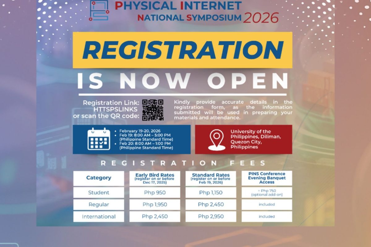 Join the Physical Internet National Symposium 2026 at UP Diliman