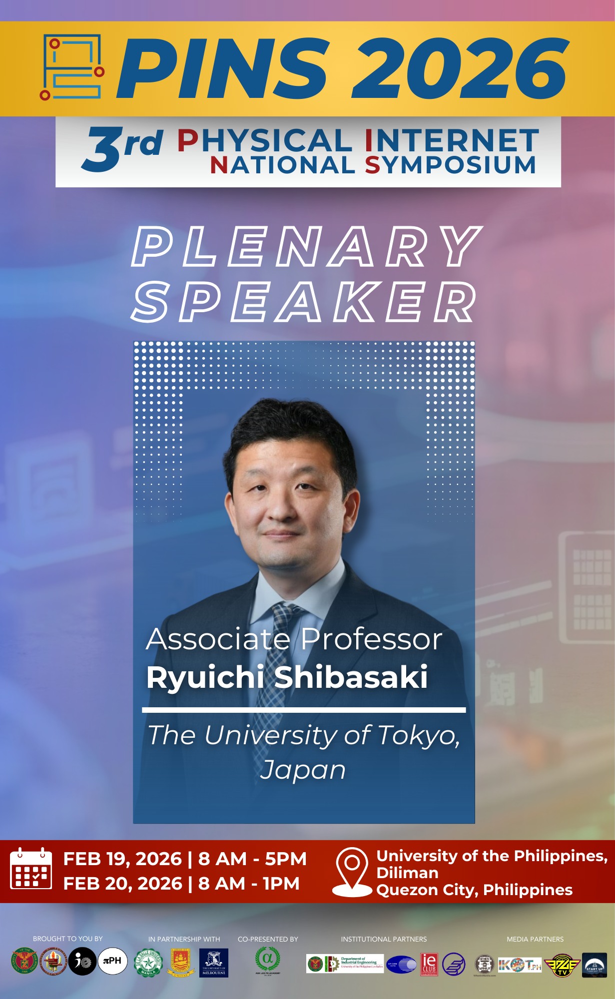 PINS 2026 : 1st PLENARY SPEAKER