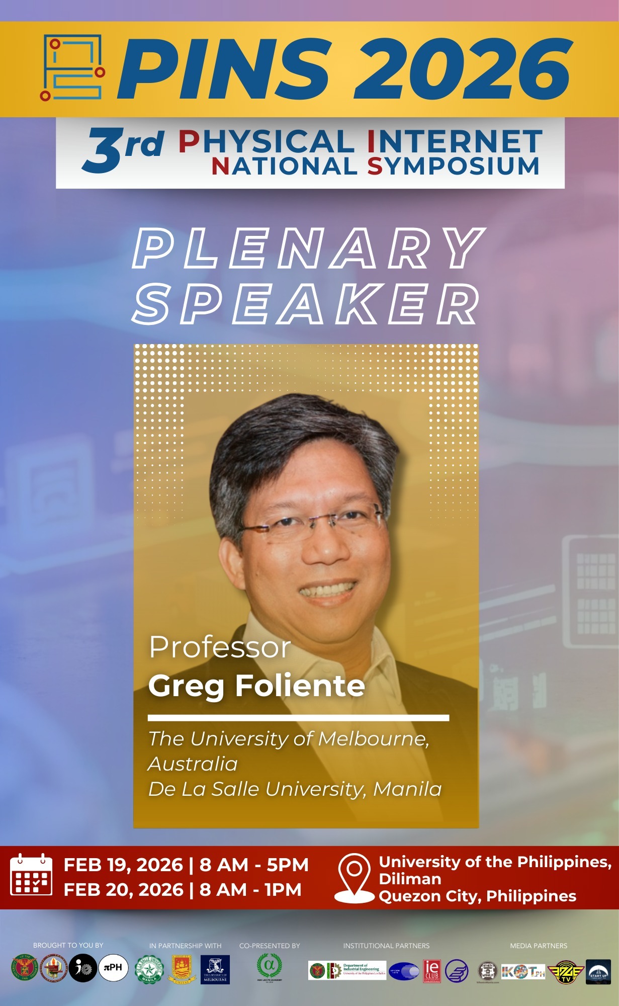 PINS 2026 : 2nd PLENARY SPEAKER