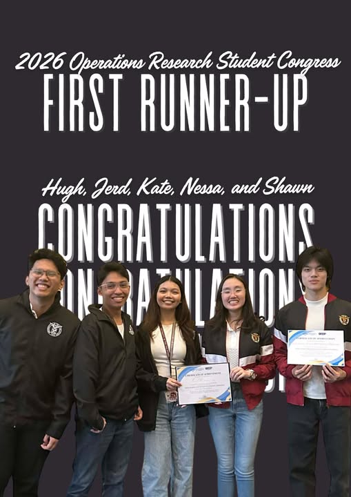 First Runner-up at the 2026 Operations Research Student Congress!