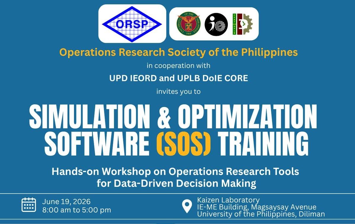 Simulation & Optimization Software (SOS) Training