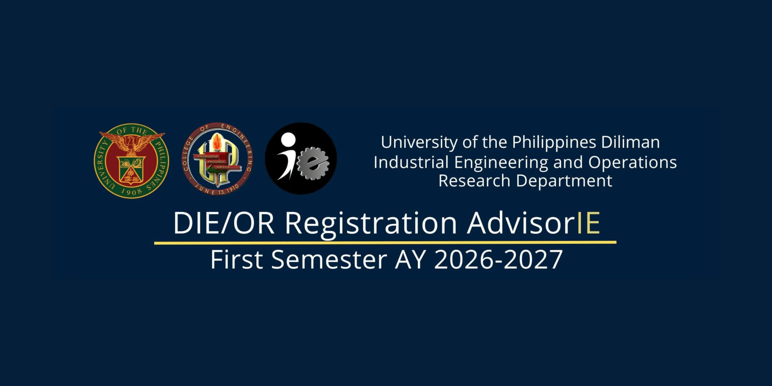 [Registration Announcements] [AY 26-27A]